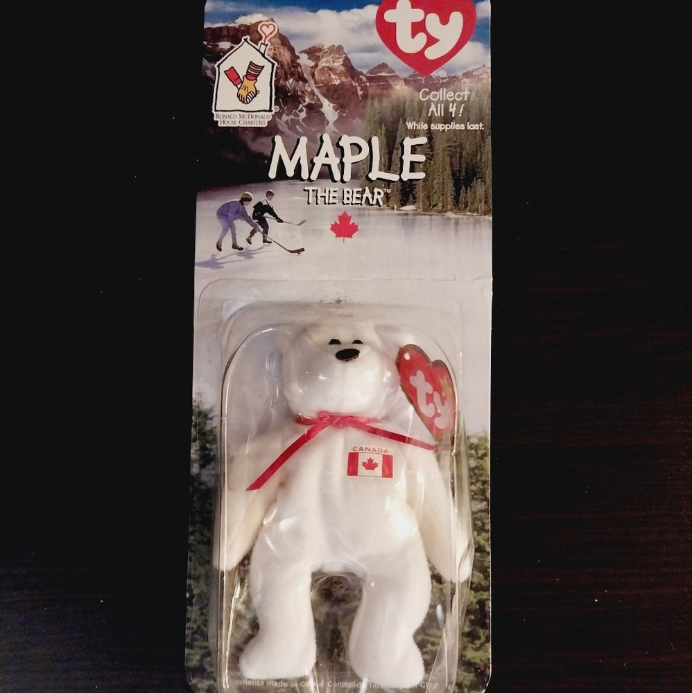 Original Collectible McDonald's Maple TY Beanie Baby